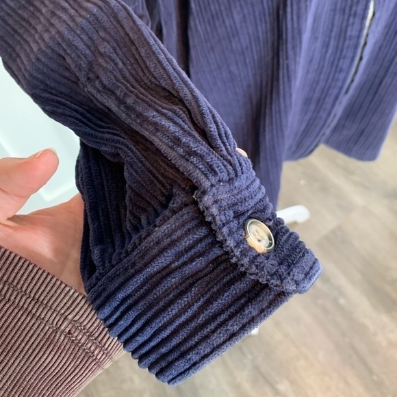 Vintage Express Navy Blue Corduroy Jacket Size Medium - Picture 4 of 10